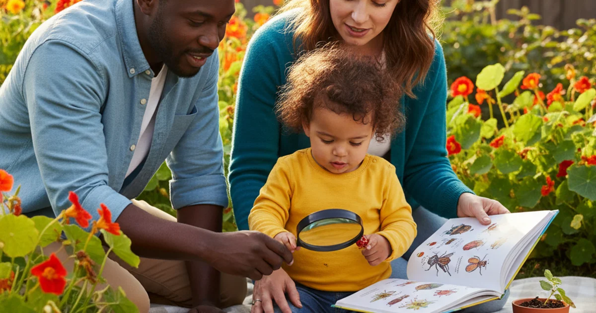 Toddler exploring colorful toys and objects on a play mat