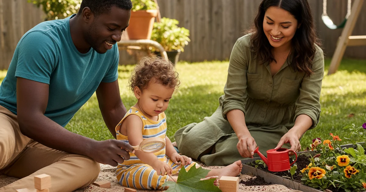 Young children engaged in creative play with colorful building blocks